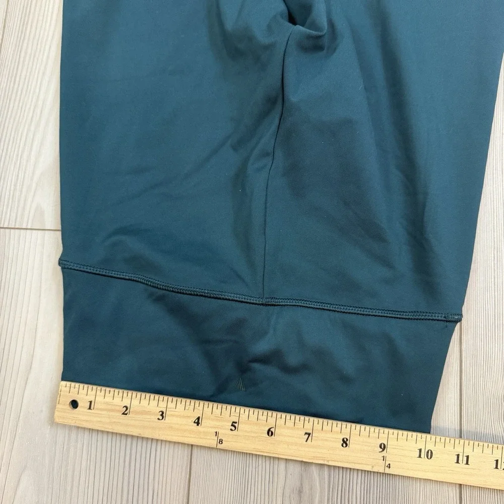Victoria's Secret ON POINT Athletic Leggings Teal LIVE Flare Pants XS Ruched